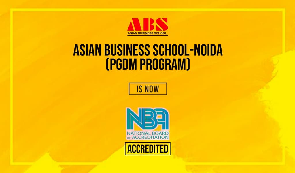 Asian Business School (ABS) adds another feather to its credentials