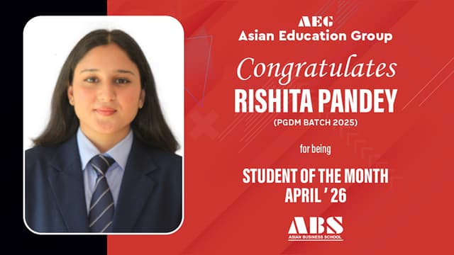 Student Of The Month APRIL 2026  | RISHITA PANDEY | PGDM 2025 BATCH