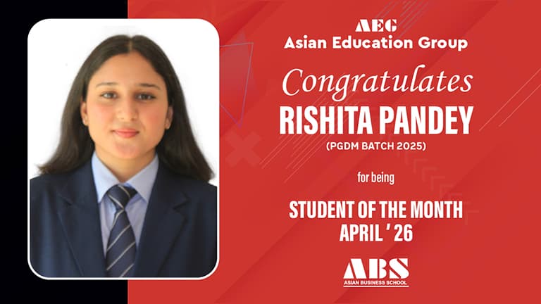 Student Of The Month APRIL 2026  | RISHITA PANDEY | PGDM 2025 BATCH