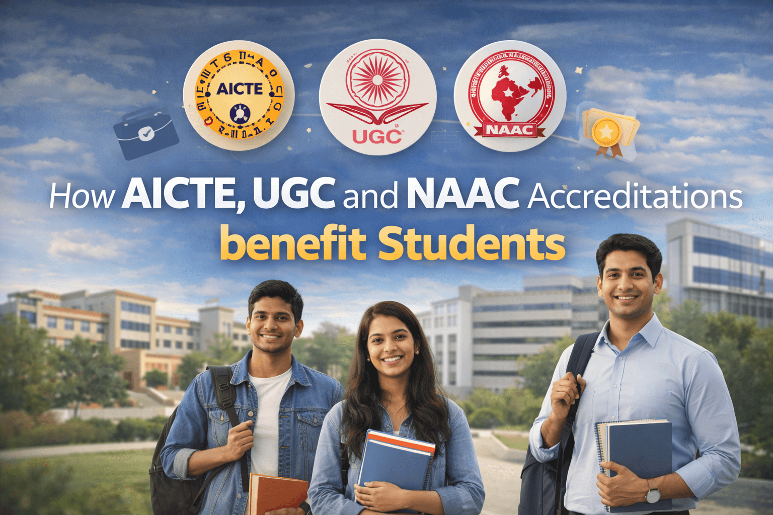 AICTE, UGC & NAAC Accreditation Benefits Students