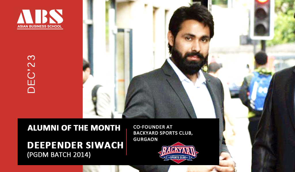 ABS ALUMNI OF THE MONTH DEC’23