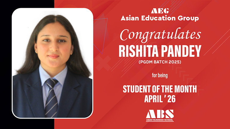 Student Of The Month APRIL 2026  | RISHITA PANDEY | PGDM 2025 BATCH