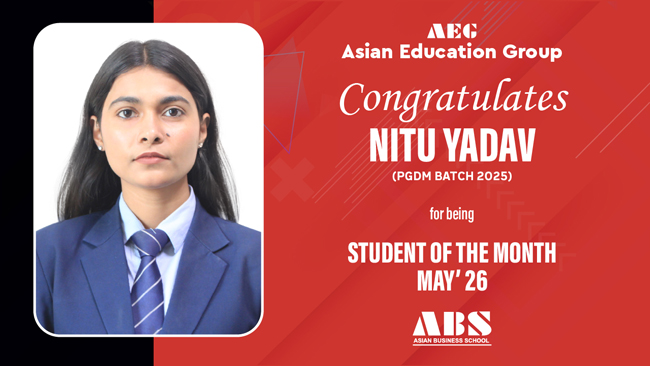 Student Of The Month May 2026 - Batch 2025