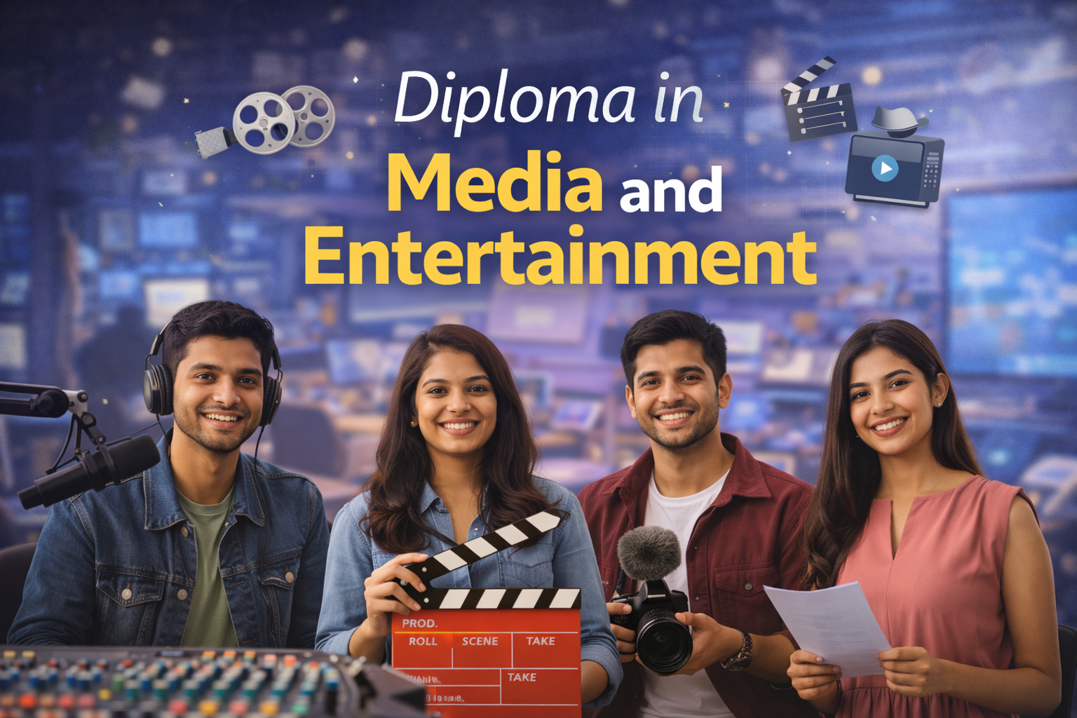 diploma in media and entertainment career options