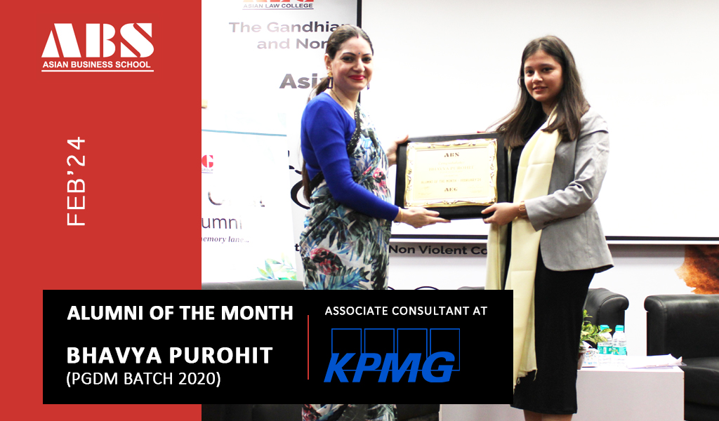 ABS ALUMNI OF THE MONTH FEB’24