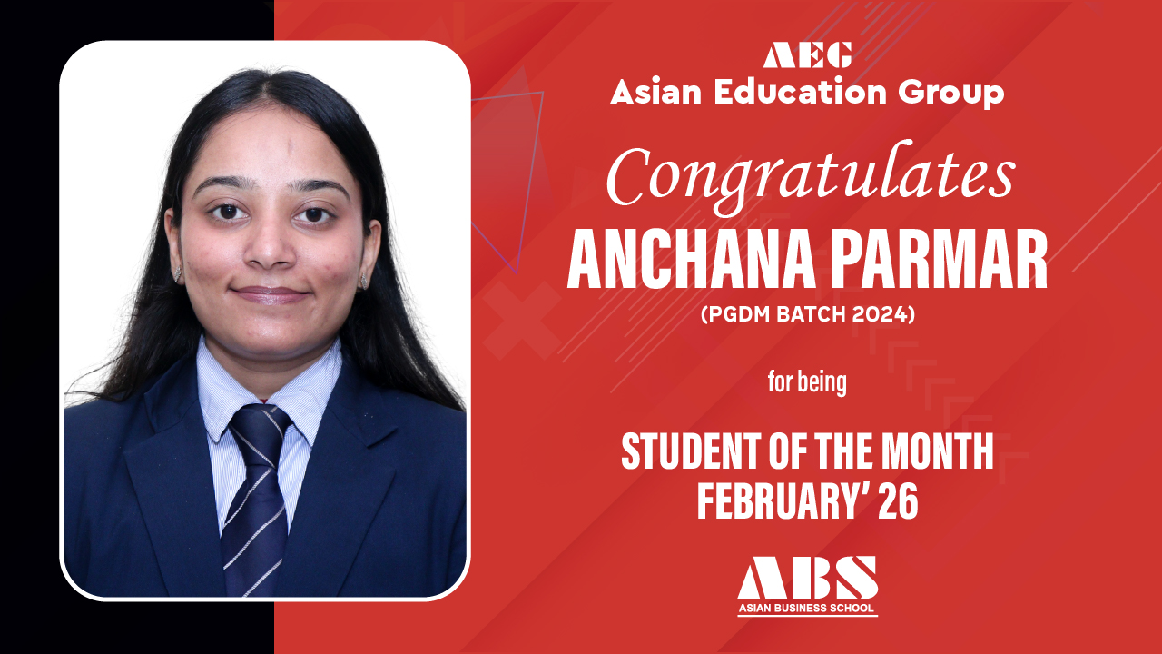Student Of The Month Feb 2026  | ARCHNA | PGDM 2024 BATCH