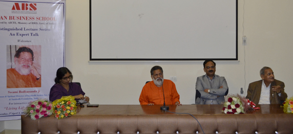 The Guest Lecture by Swami Bodhananda Ji, delivered on 7th  April 2015