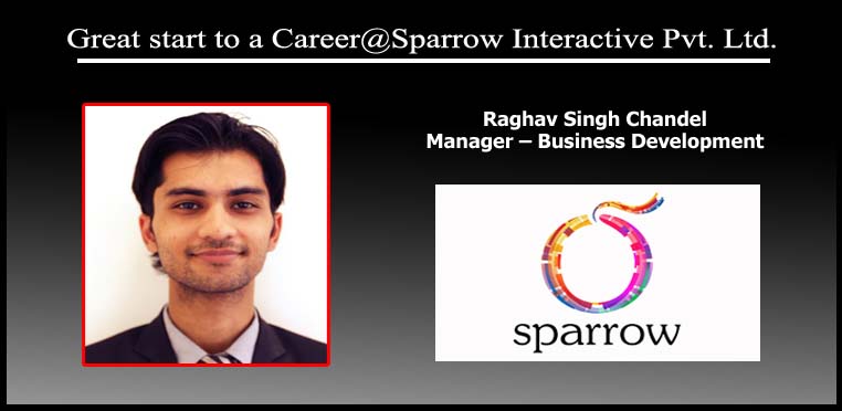Great start to a Career@Sparrow Interactive Pvt. Ltd.