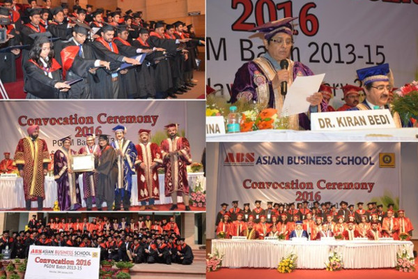 ANNUAL CONVOCATION CEREMONY SOLEMNISED BY ASIAN BUSINESS SCHOOL