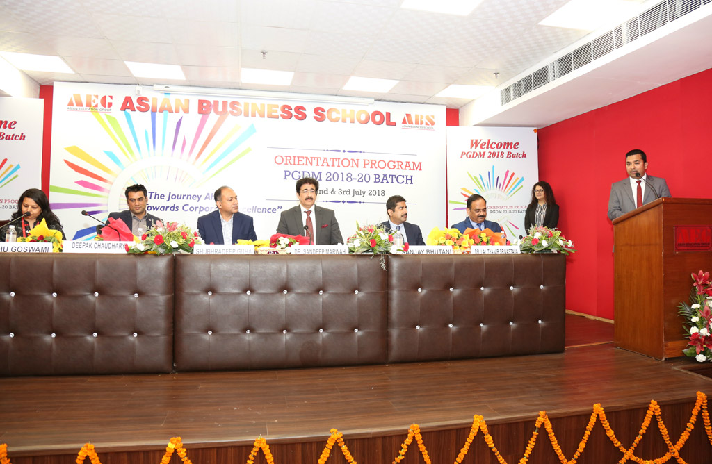 ABS PGDM Orientation 2018 – Assistant Dean’s Address and Message ( Mr. Ravi Sharma)