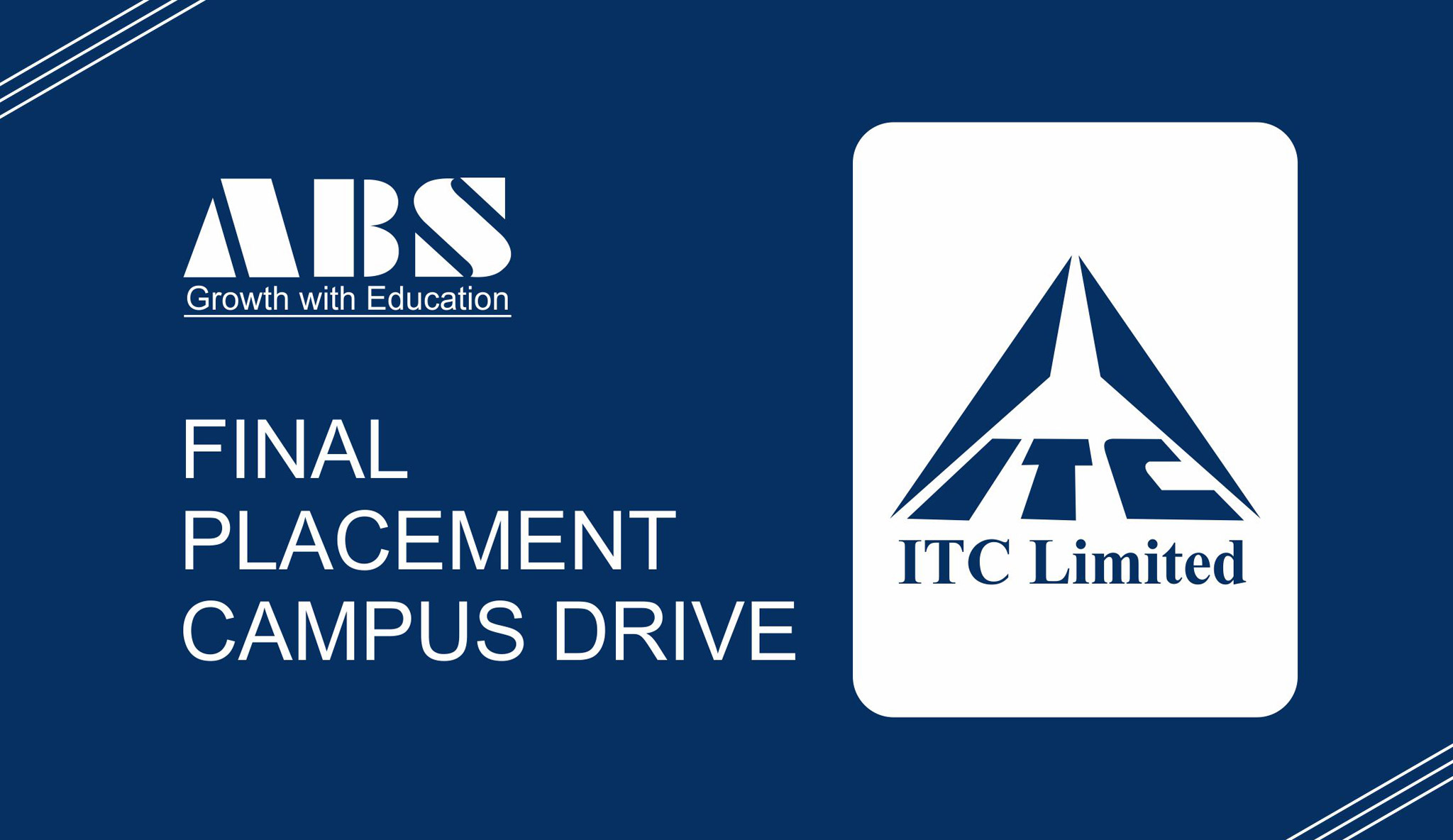 Final Placement-Campus Drive – ITC Limited