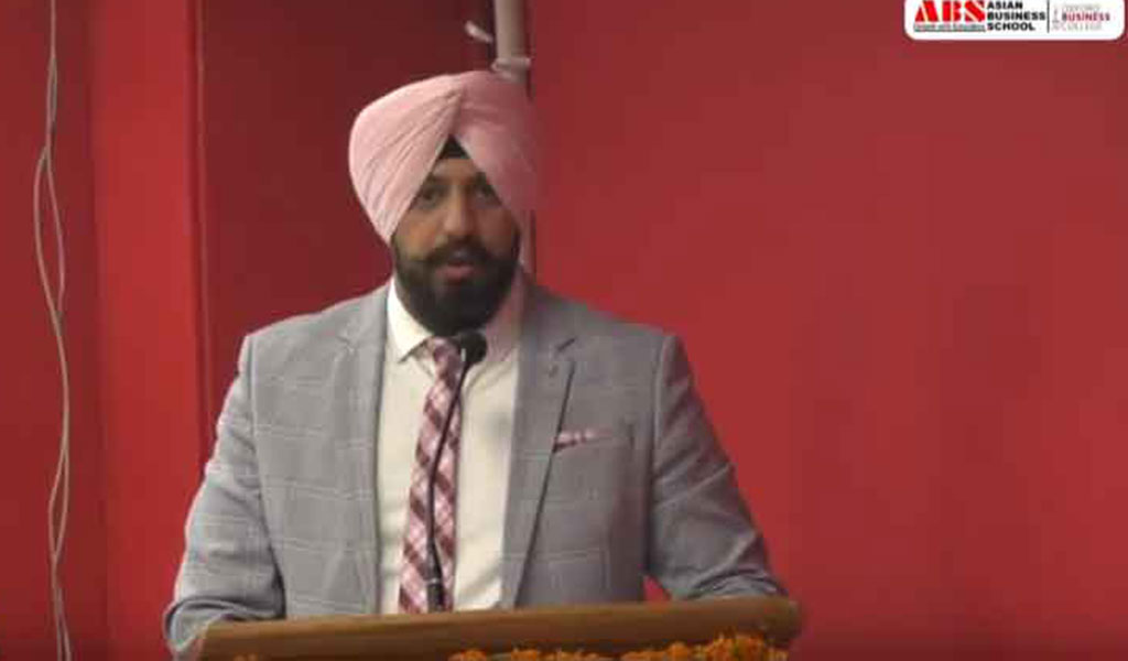 ABS PGDM Orientation 2019 – Mr. Gurdeep Singh Raina’s Message for the Students