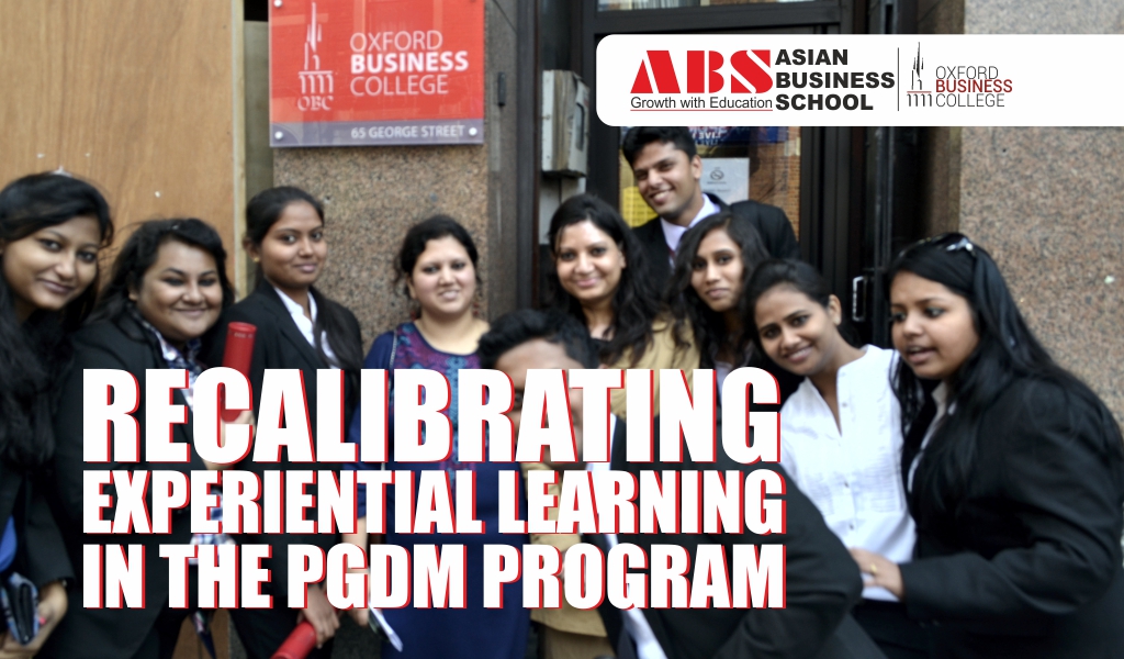 Recalibrating Experiential Learning in the PGDM program