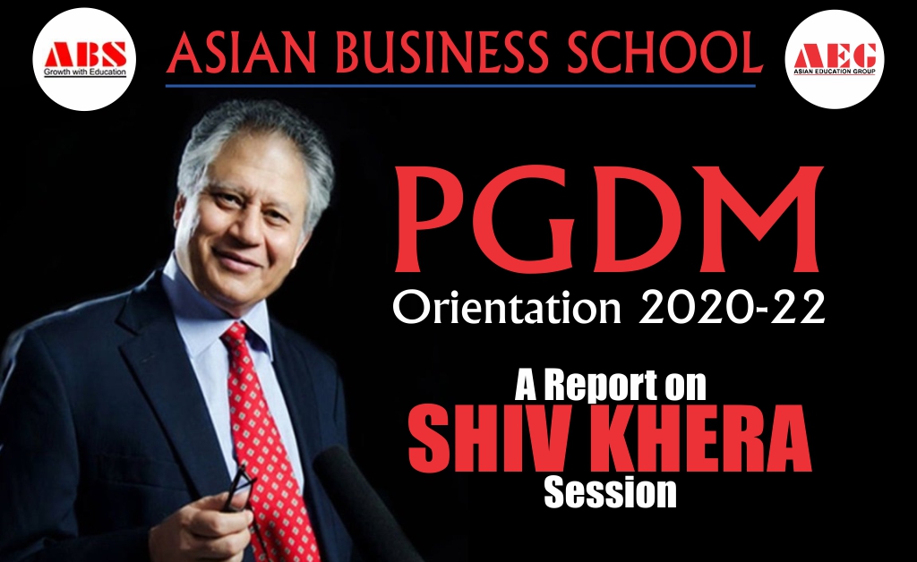 International bestseller “YOU CAN WIN” fame – MR. SHIV KHERA – delivers an overwhelming live webinar session on “Building a Lasting CAN DO Attitude” at ABS Orientation Program 2020 inaugural ceremony!