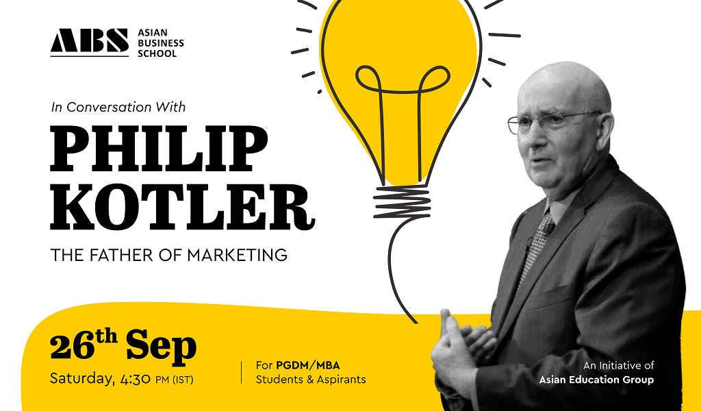 In Conversation with the Father of Modern Marketing Philip Kotler – An Interactive Session for PGDM & MBA Students