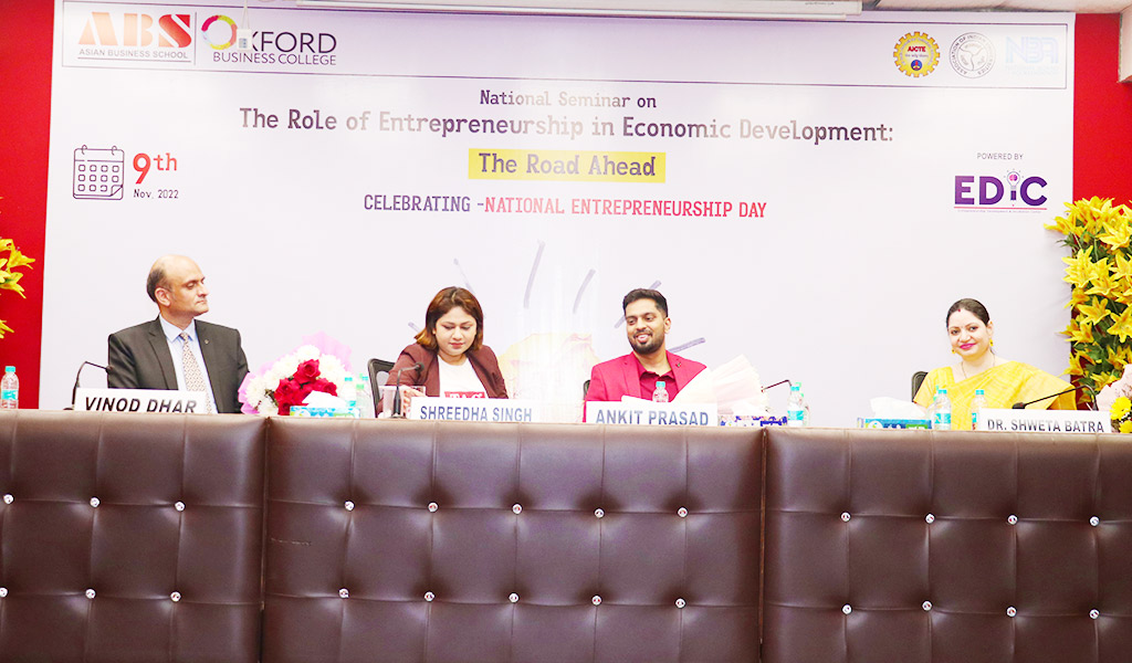 ABS National Seminar on “The Role of Entrepreneurship in Economic Development: The Road Ahead”