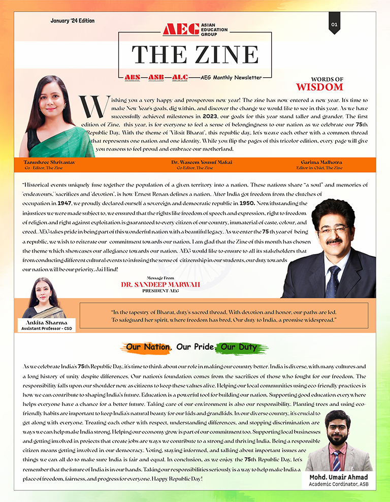 January-2024<br><span style='font-size:18px;display:block;'>The Zine | Monthly Newsletter</span>