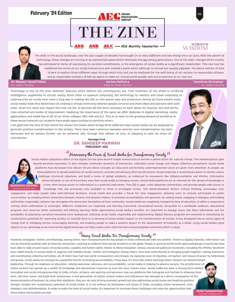 February-2024<br><span style='font-size:18px;display:block;'>The Zine | Monthly Newsletter</span>